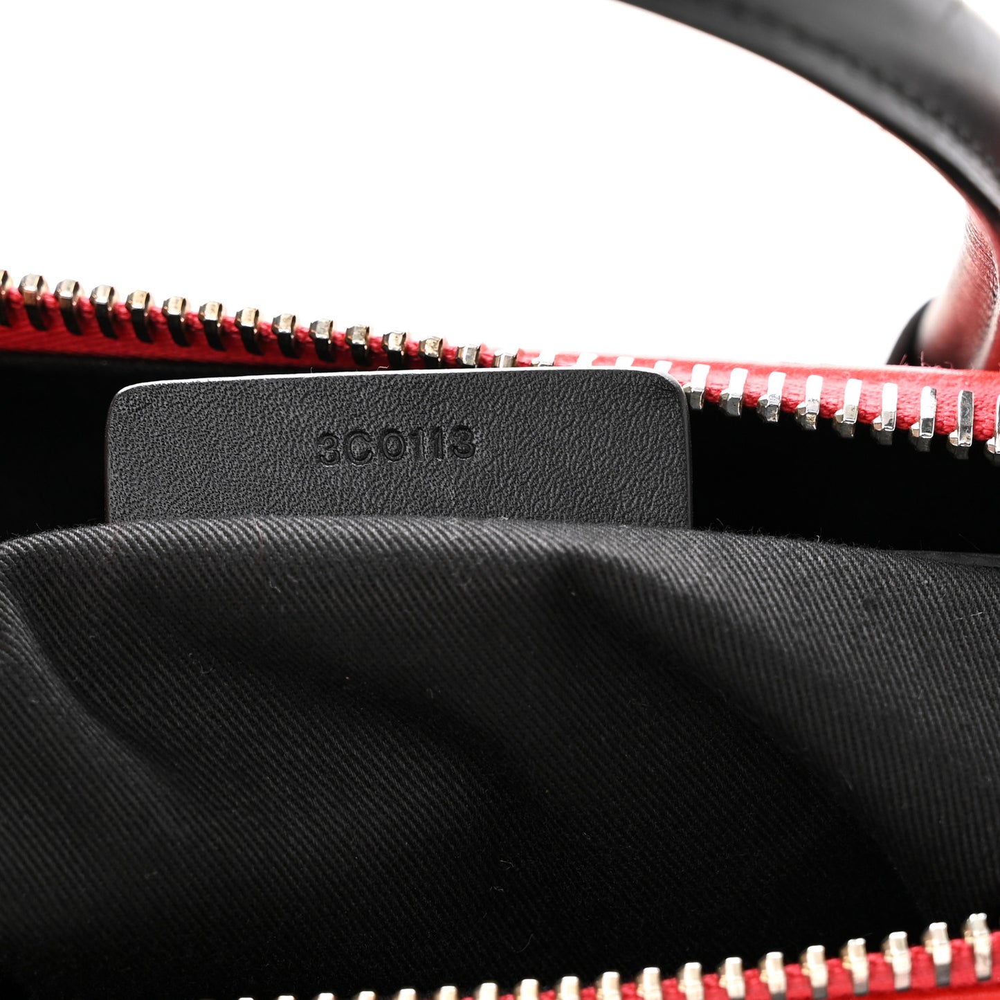 Smooth Calfskin Small Bi-Color Antigona Red Black