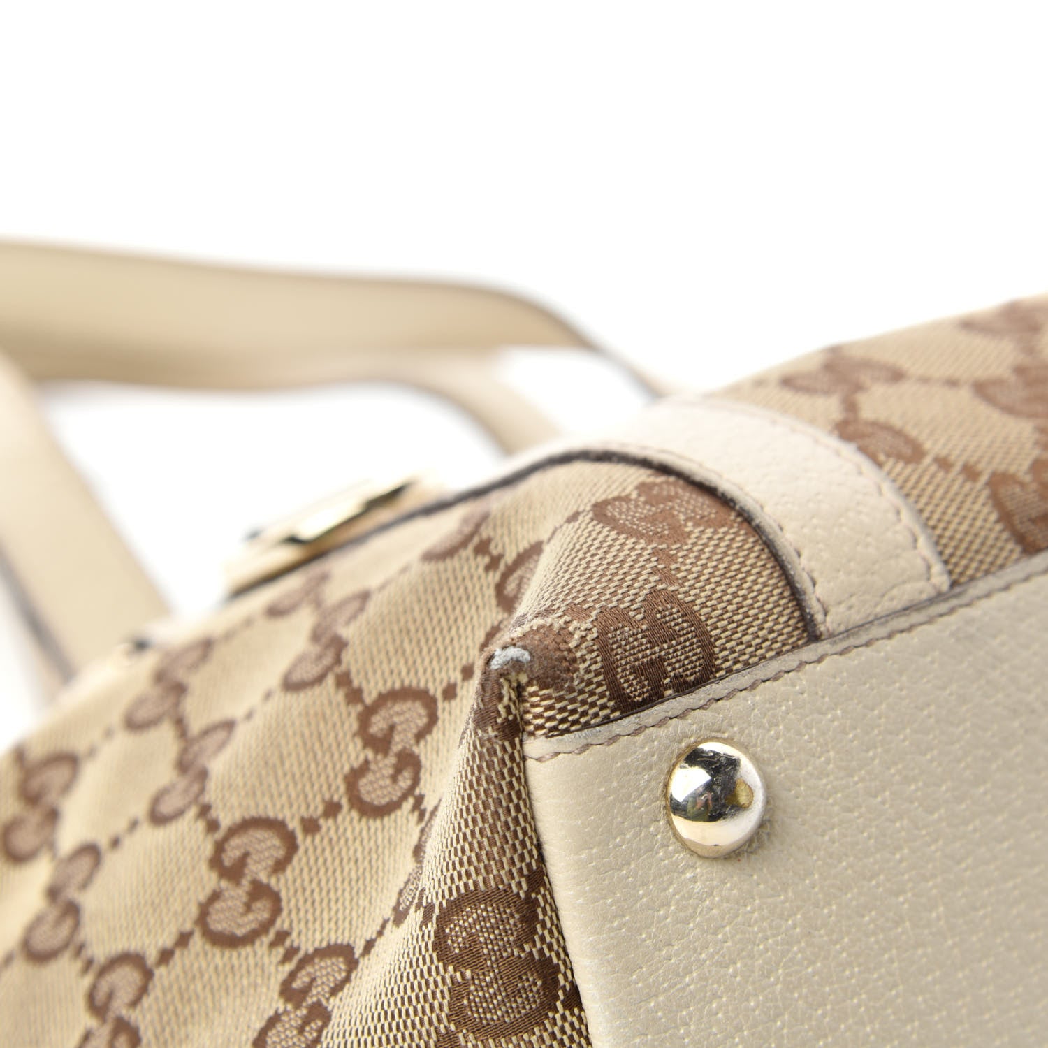 Gucci Monogram Small Abbey Tote Off White 8 of 23