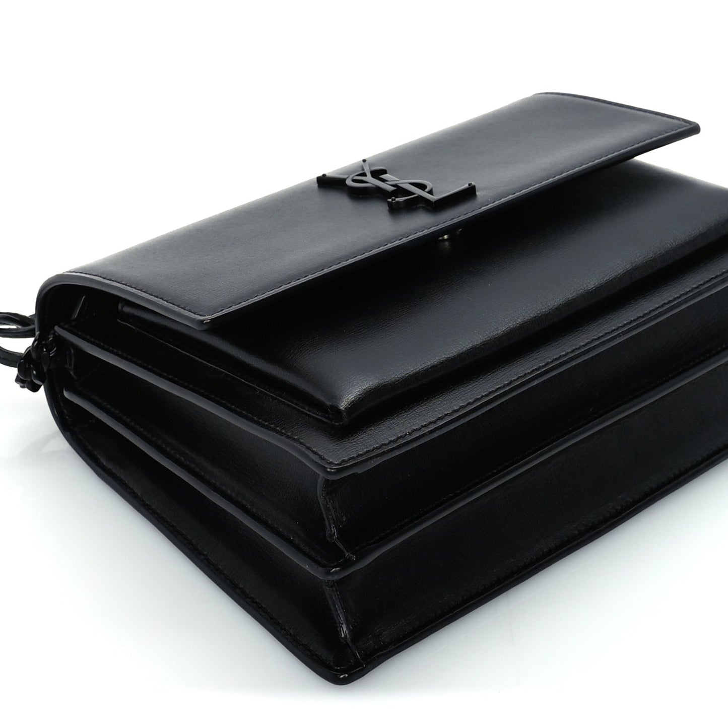 Calfskin Medium Monogram Monochrome Sunset Black