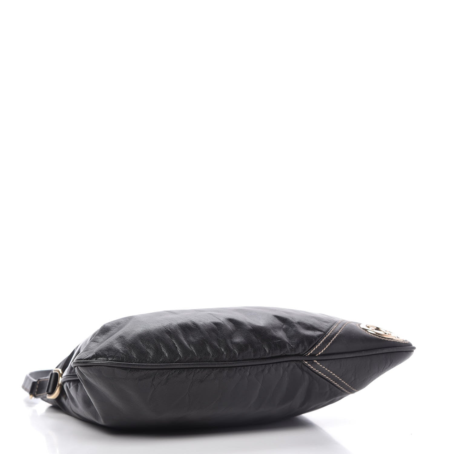 Gucci Calfskin Medium New Britt Hobo Black 4 of 10