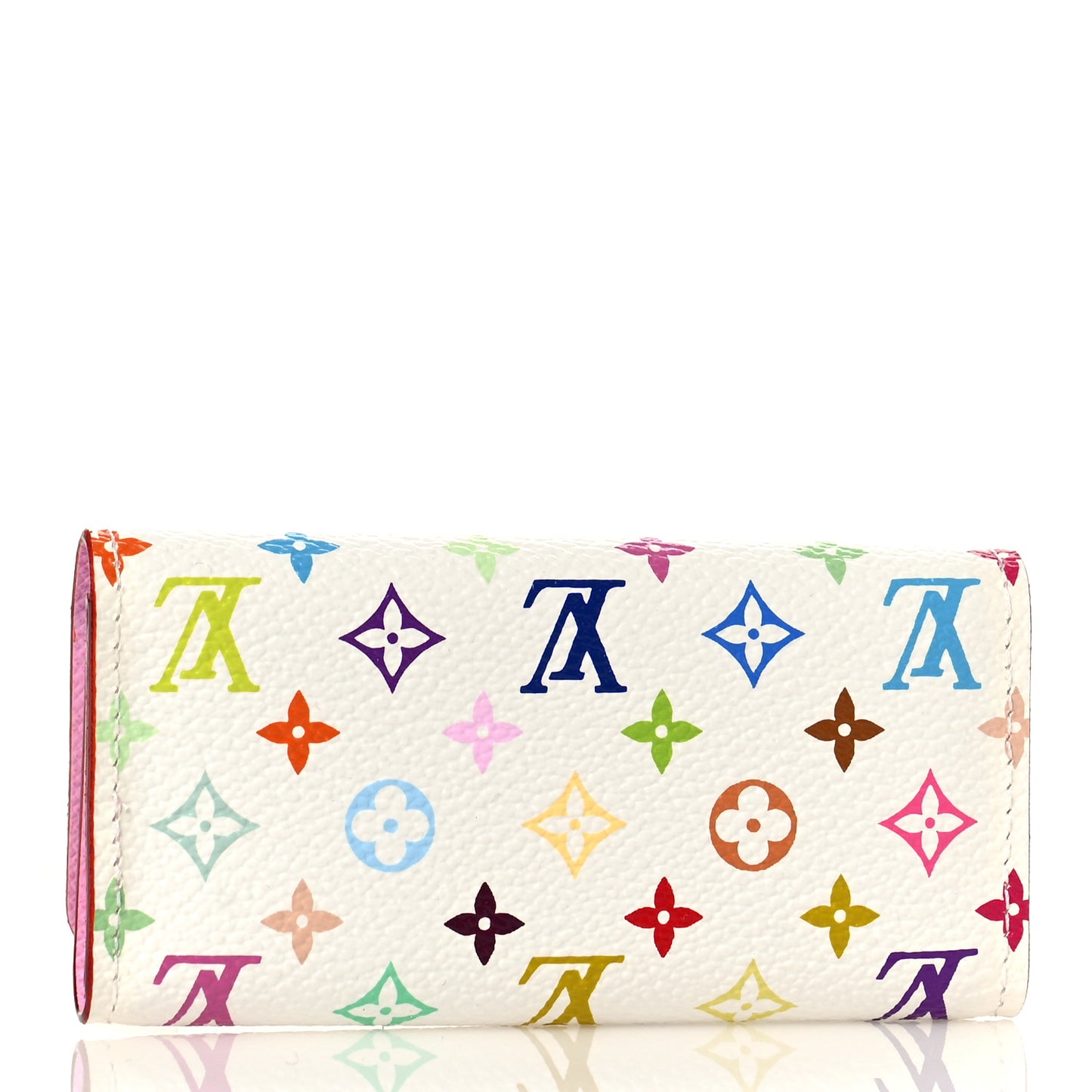 Monogram Multicolor Multicles 4 Key Holder White Litchi