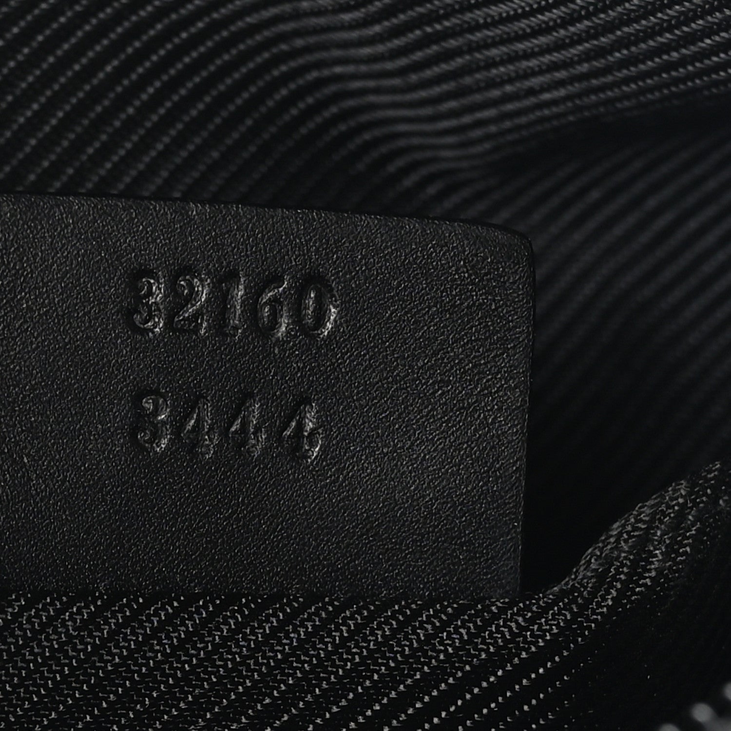 Gucci Denim Monogram Pochette Black 7 of 11