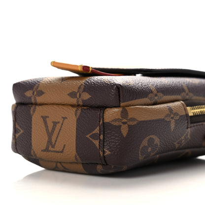 Louis Vuitton X NIGO Reverse Monogram Flat Double Phone Pouch 8 of 8