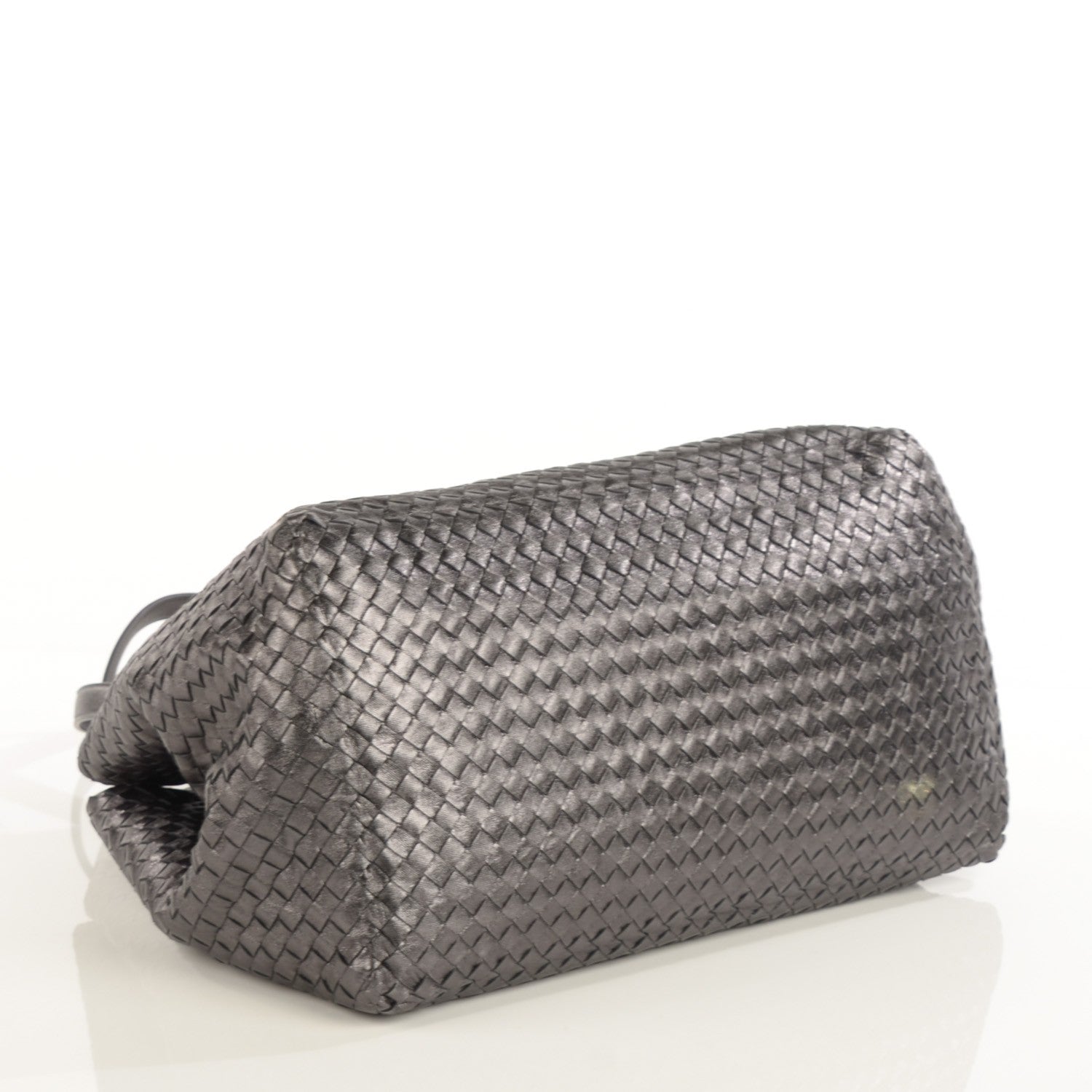 Bottega Veneta Grosgrain Intrecciato Large Seamless Tote Argento 4 of 8