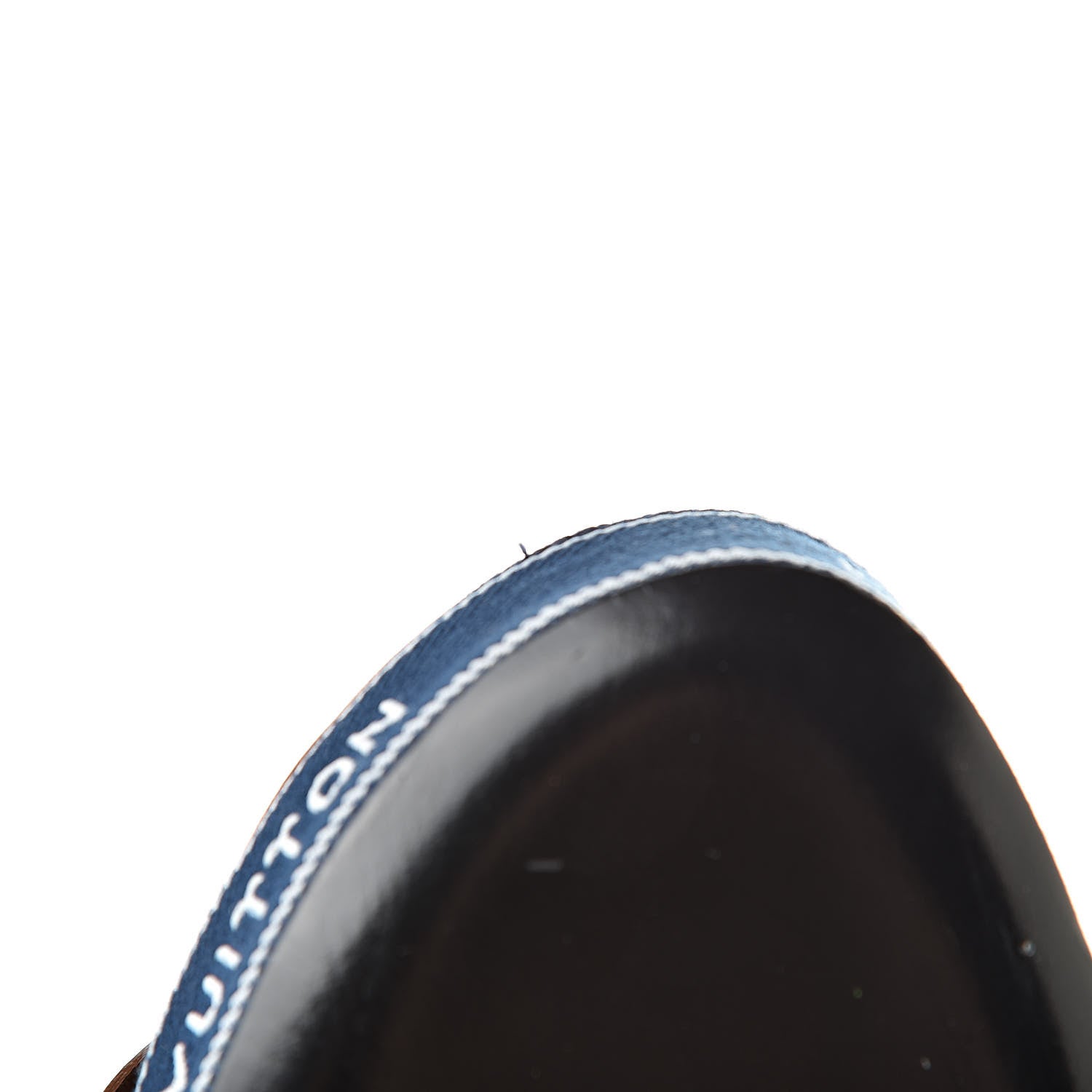Louis Vuitton Denim Croisiere Wedge Sandals 41 Marine 9 of 10