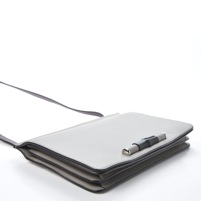 Gucci Calfskin Lady Bamboo Shoulder Bag Grey 3 of 13