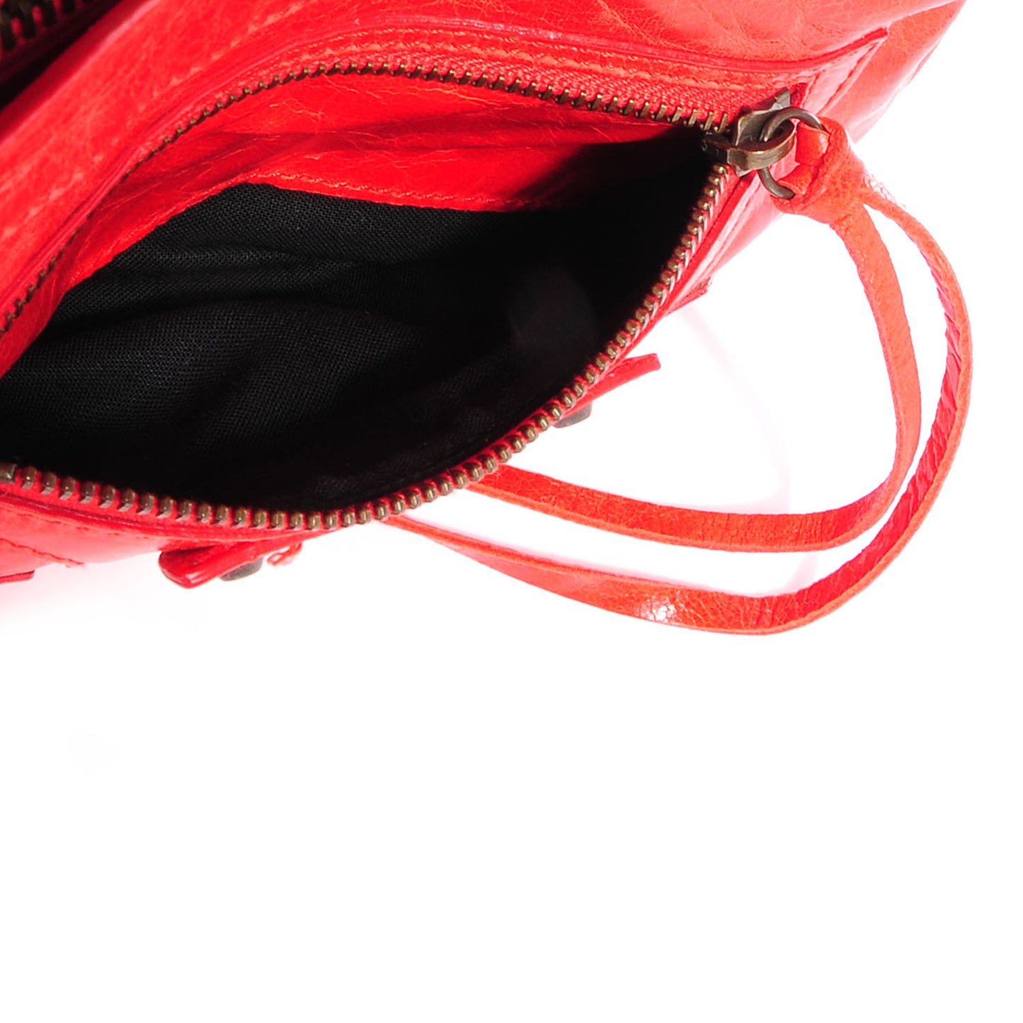 Agneau Shoulder Bag Vermillion