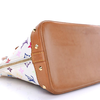 Louis Vuitton Monogram Multicolor Alma White 6 of 7