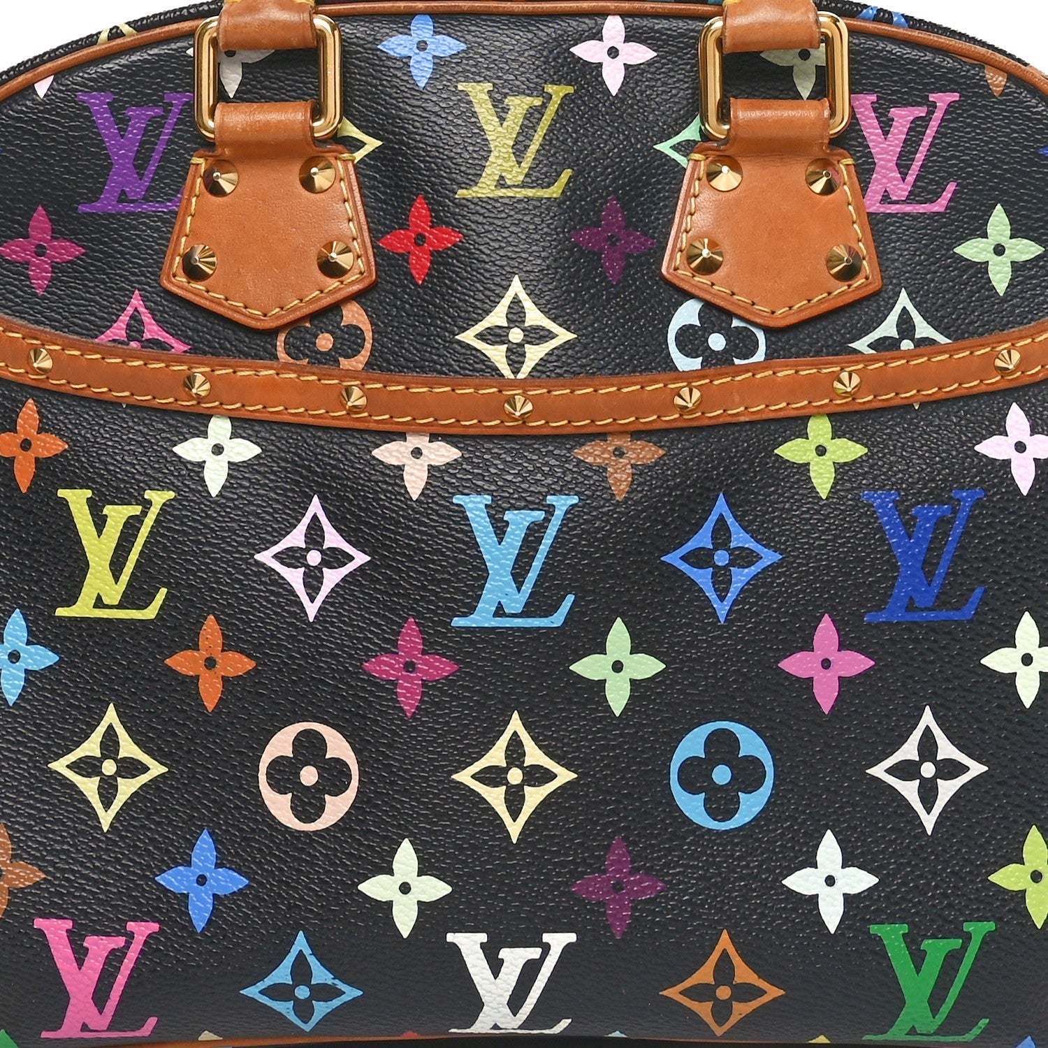 Louis Vuitton Monogram Multicolor Trouville Black 7 of 7