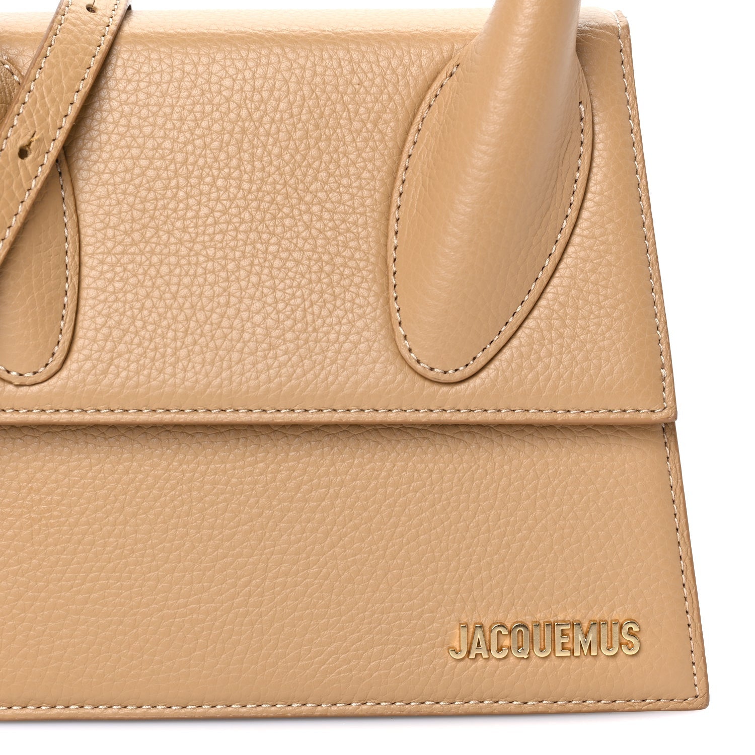 Jacquemus Grained Calfskin Le Grand Chiquito  Camel 6 of 7