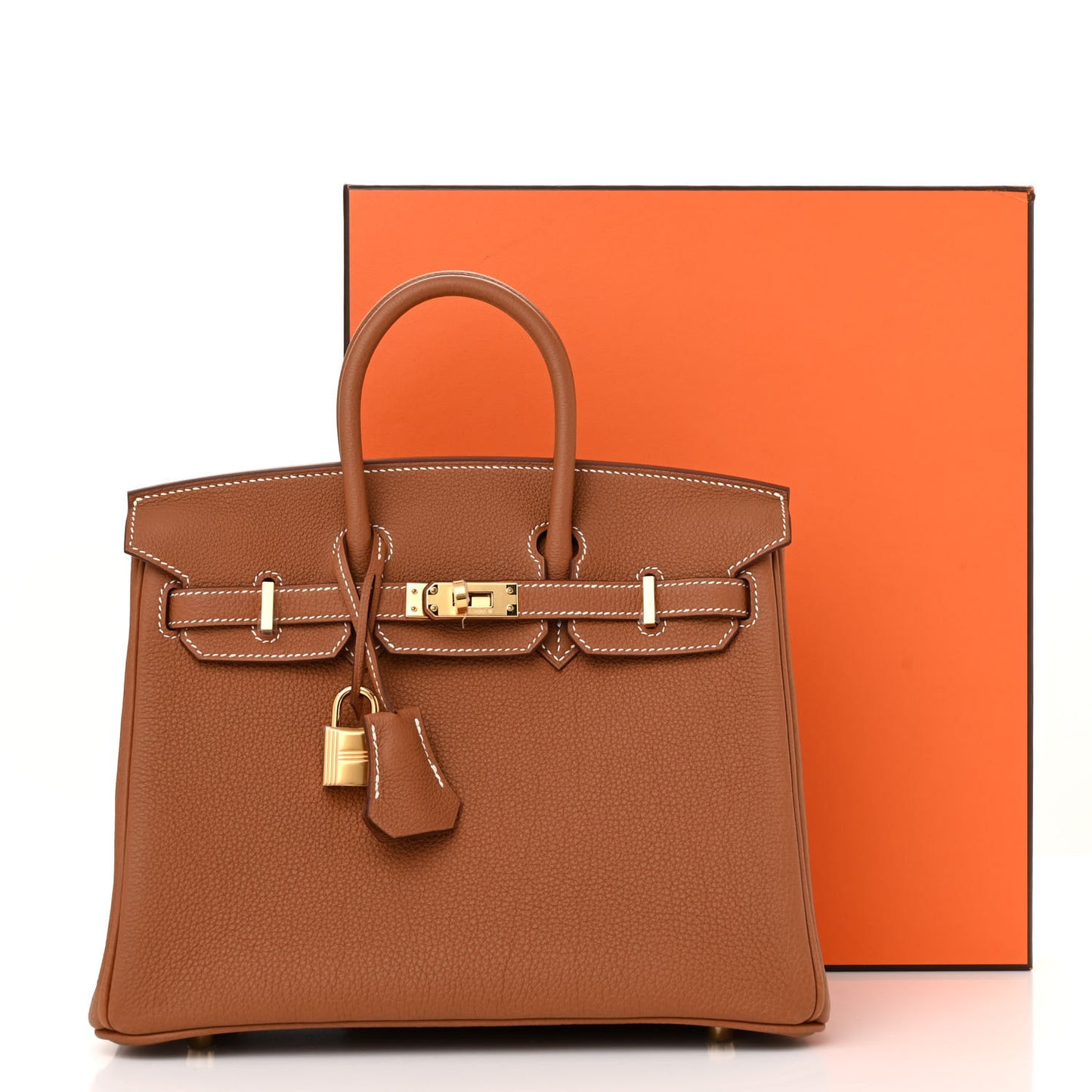 Togo Birkin 25 Gold
