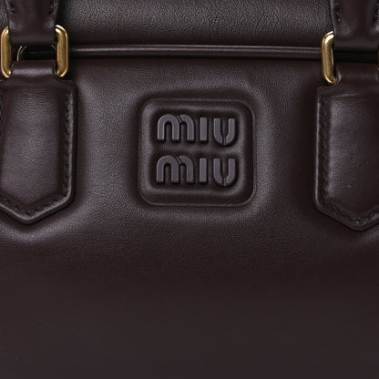 Miu Miu Calfskin Arcadie Top Handle Bag Radica 12 of 16