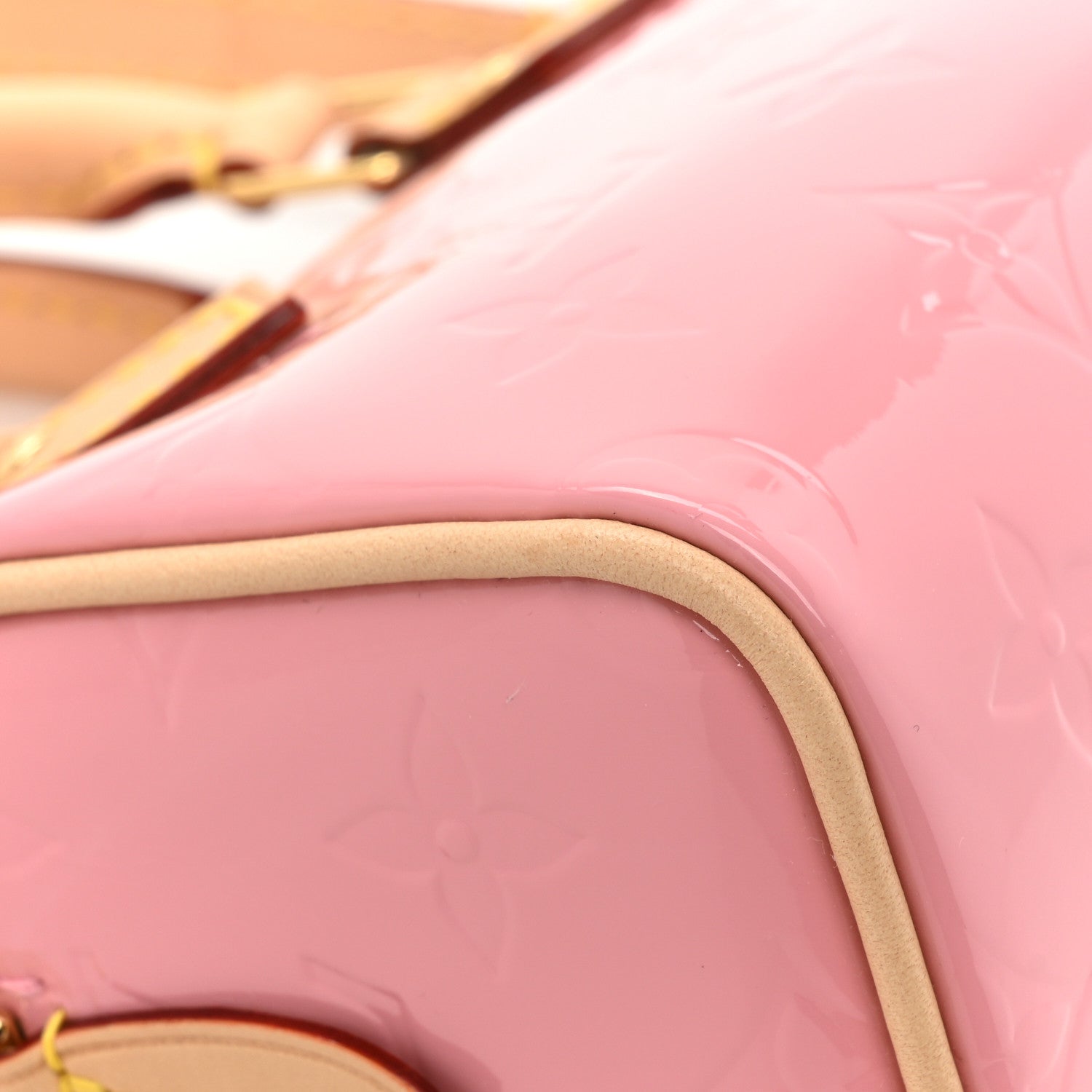 Louis Vuitton Vernis Monogram Nano Speedy Mochi Pink 9 of 11
