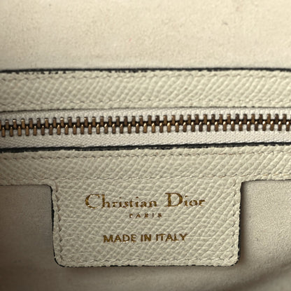 Christian Dior Grained Calfskin Saddle Bag With Strap Latte 5 of 8