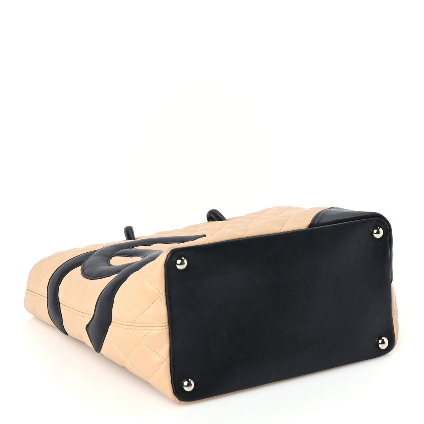 Calfskin Quilted Medium Cambon Tote