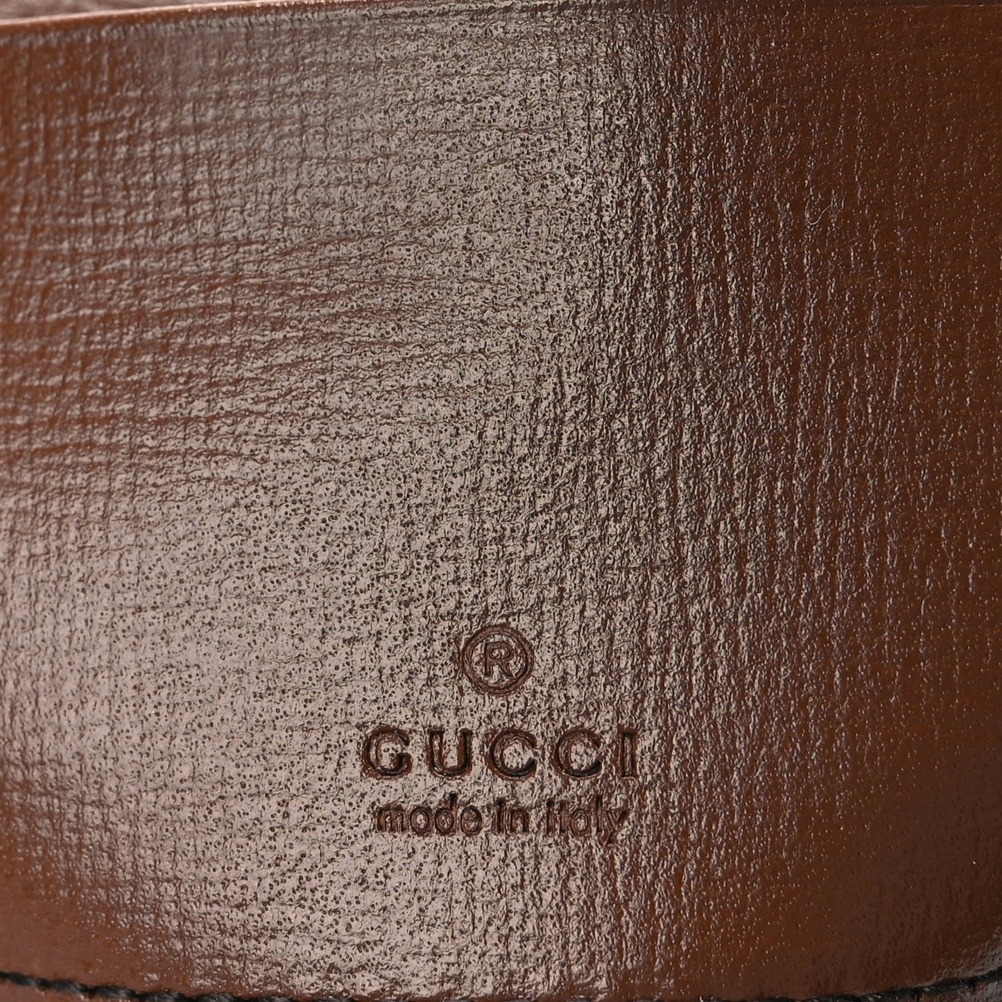 GG Supreme Monogram Azalea Calfskin Mini Retro Interlocking G Half Moon Bag Beige Ebony Brown Sugar