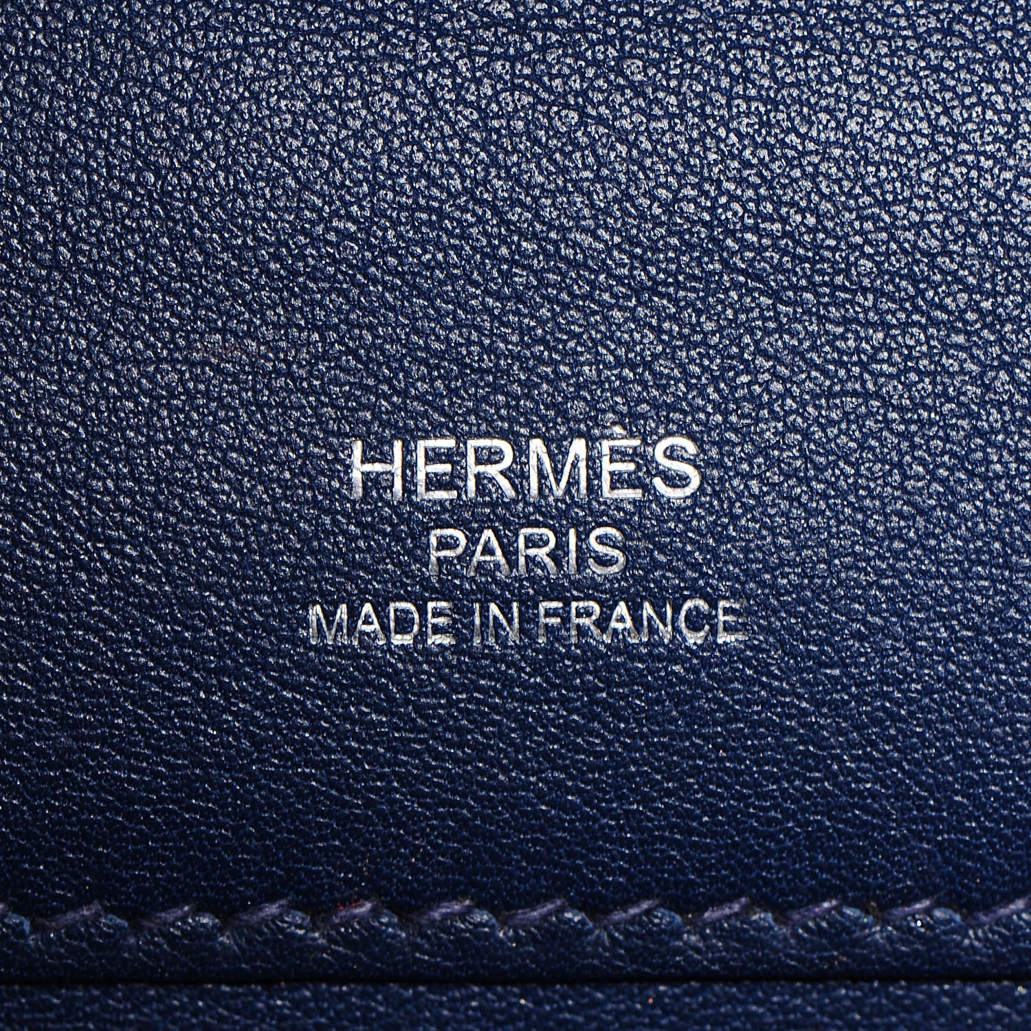 Hermes Swift Kelly Cut Clutch Pochette Bleu De Malte 16 of 17