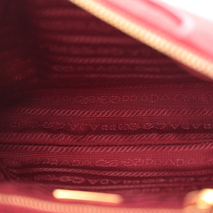 Prada Tessuto Nylon Saffiano Crossbody Bag Rosso 5 of 13