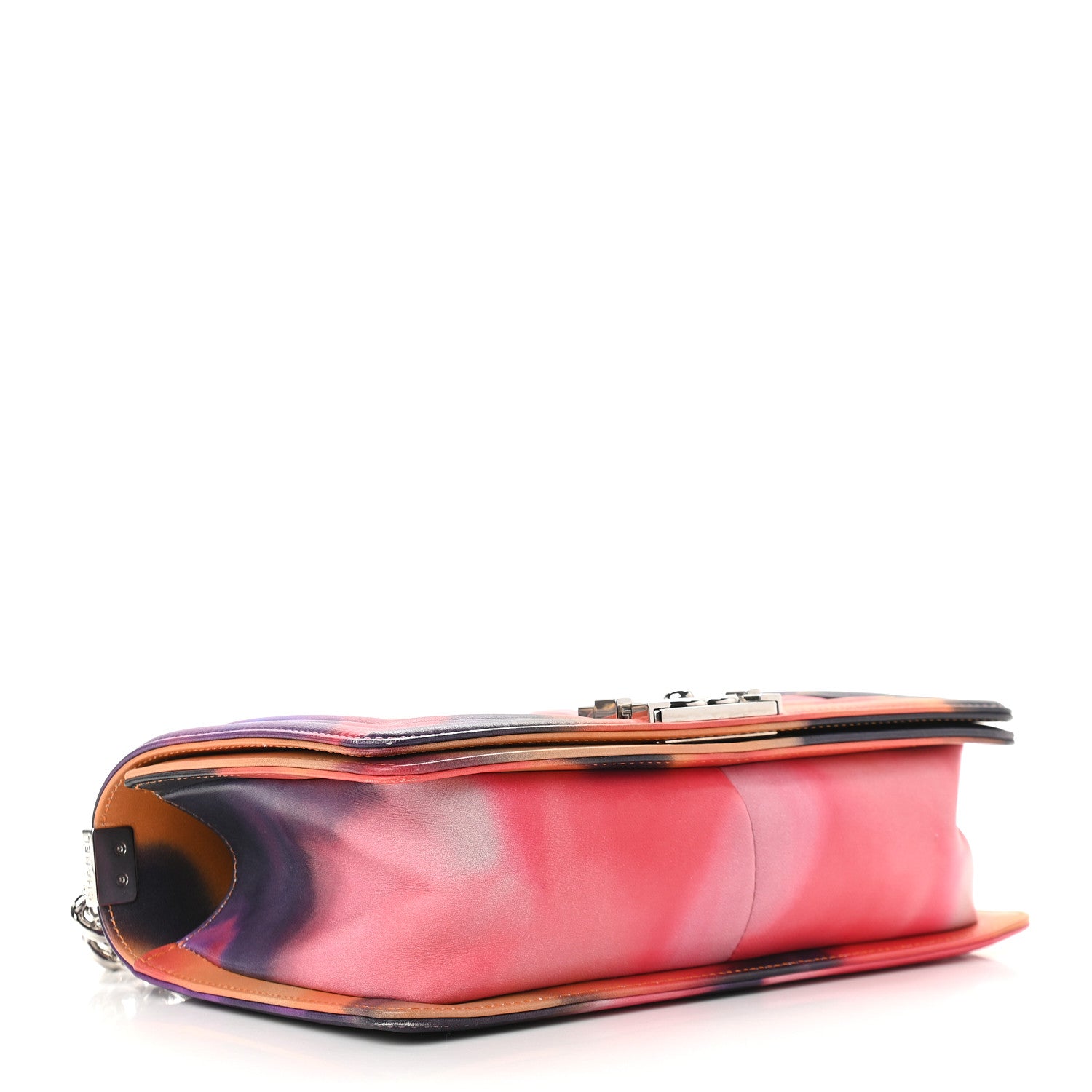 Chanel Printed Lambskin Quilted Medium Flower Power Boy Flap 3 of 8