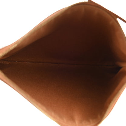 MCM Visetos Medium Stark Wristlet Pouch Cognac 5 of 10