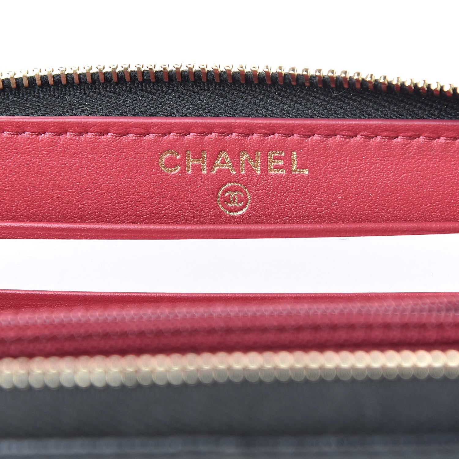 Chanel Lambskin Quilted 19 Zipped Wallet Black 6 of 9