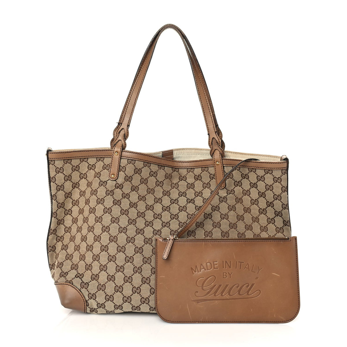 Monogram Medium Craft Tote Brown