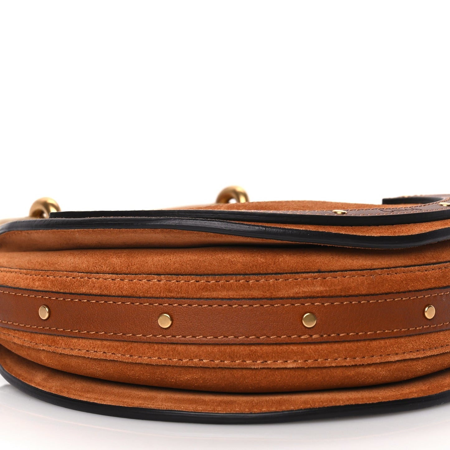 Suede Calfskin Small Pixie Bag Saffron Red