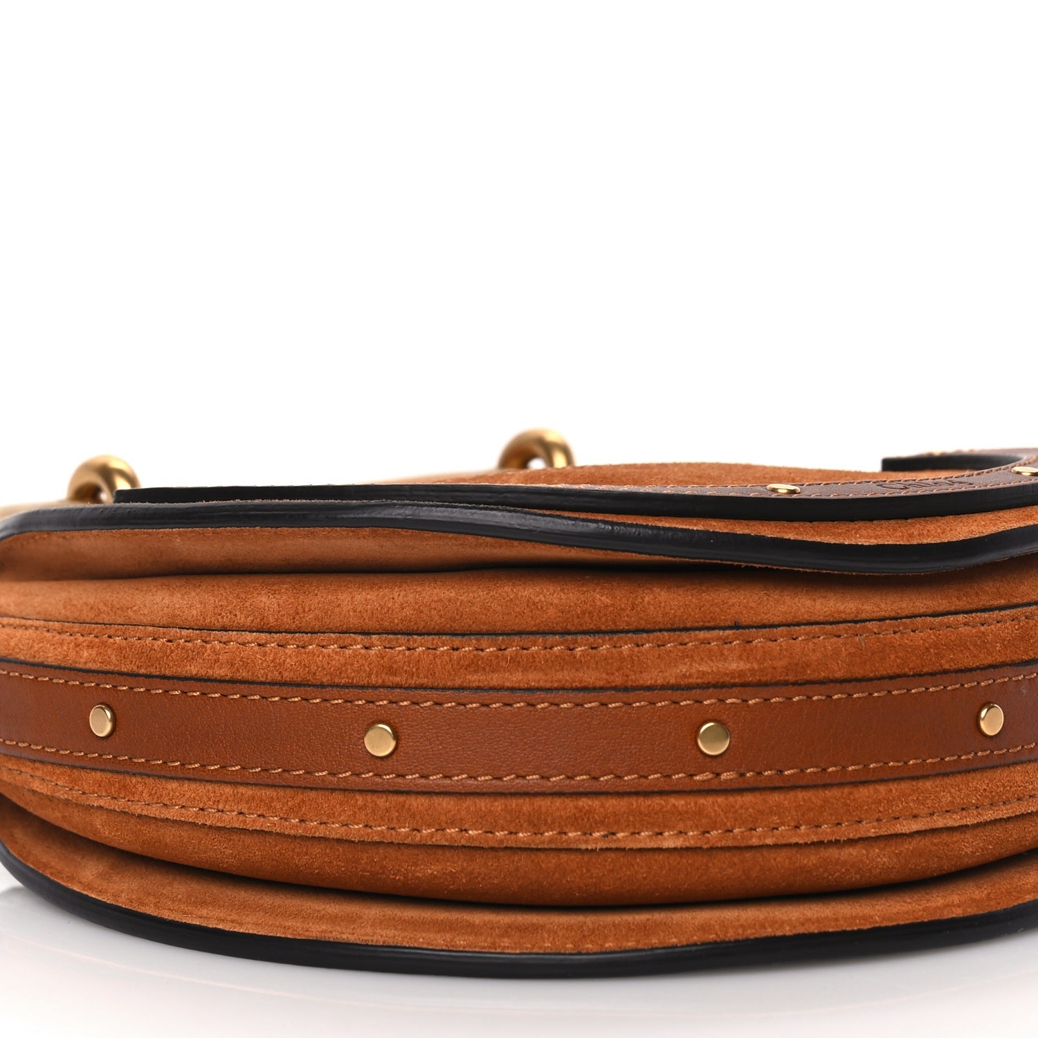 Chloe Suede Calfskin Small Pixie Bag Saffron Red 7 of 8