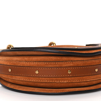 Chloe Suede Calfskin Small Pixie Bag Saffron Red 7 of 8