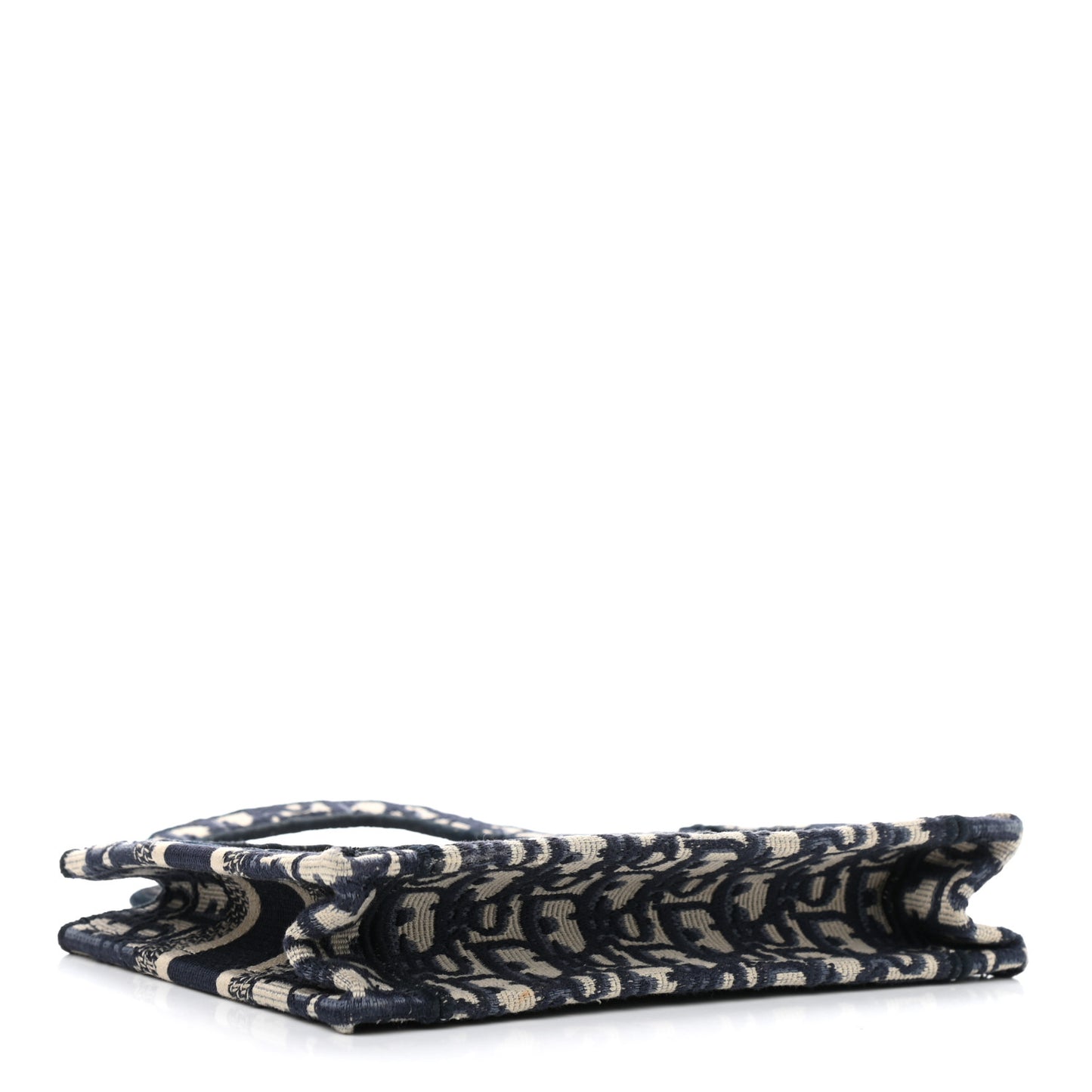Oblique Mini Book Tote Blue Multicolor