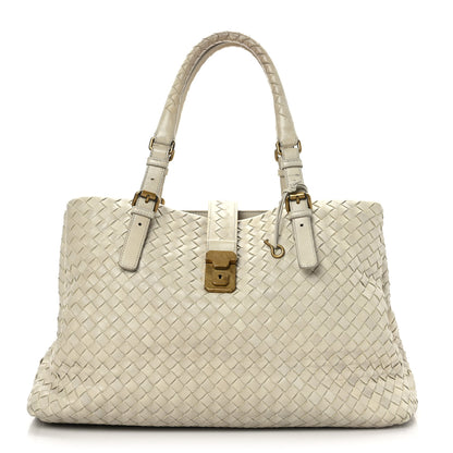 Bottega Veneta Nappa Intrecciato Medium Roma Tote Marmo 1 of 11