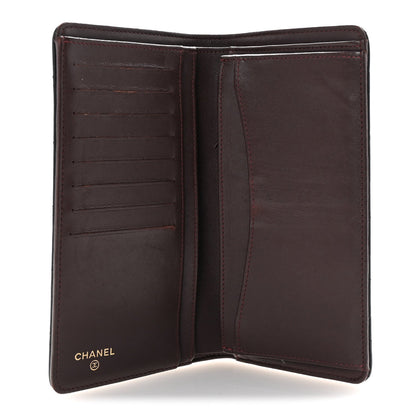 Chanel Lambskin Quilted Yen Wallet Black 5 of 7