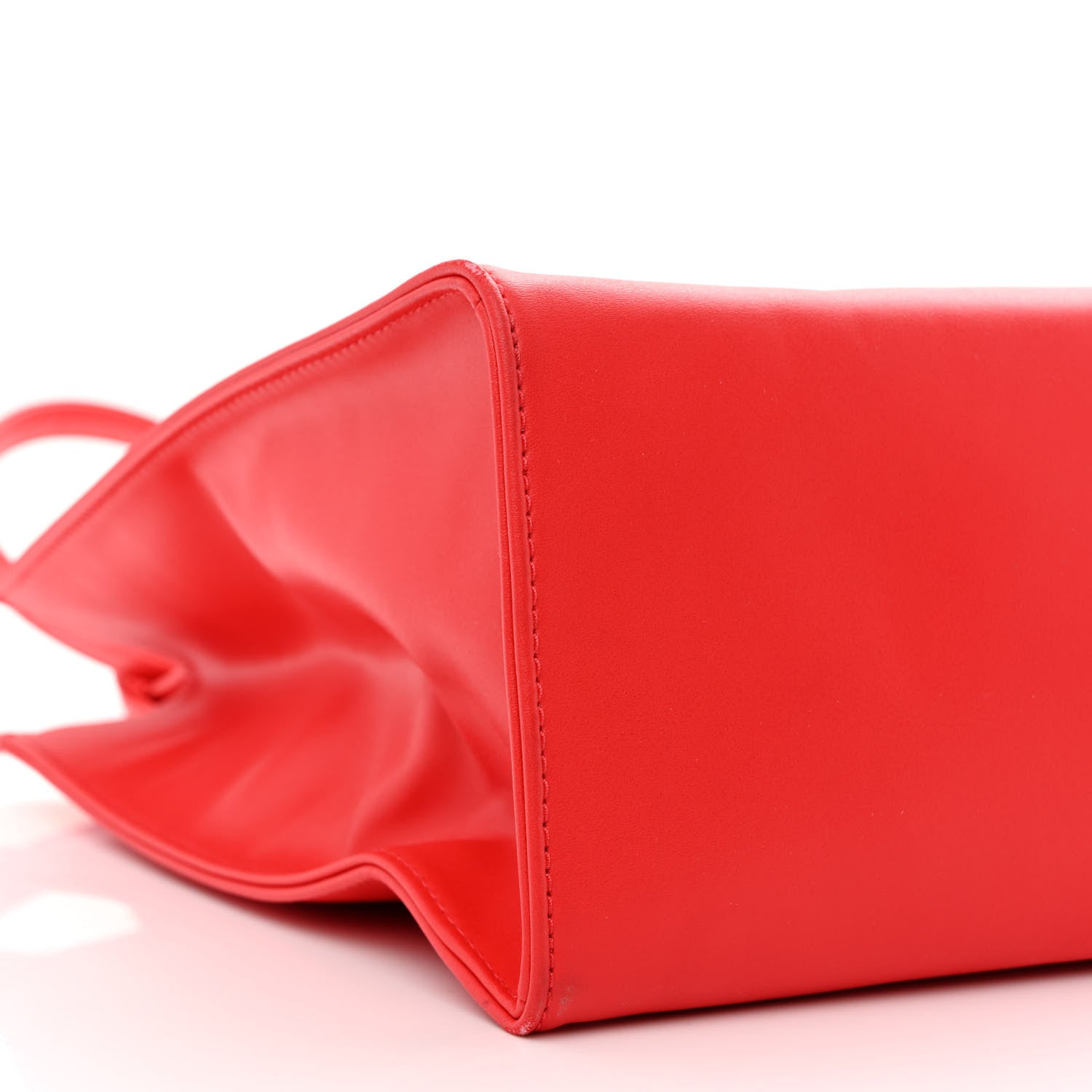 Telfar Vegan Leather Medium Shopping Bag Red 12 of 13