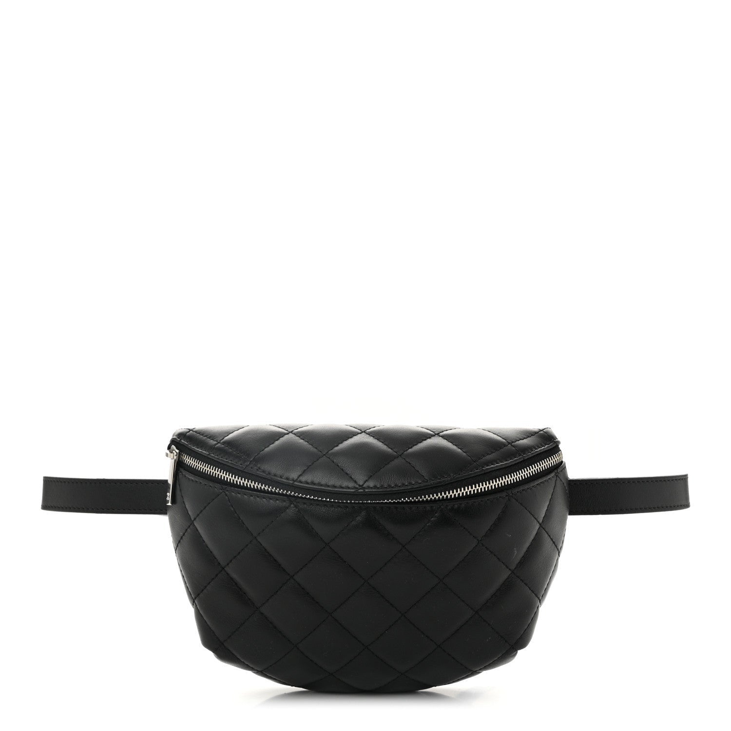 Chanel Calfskin Quilted Waist Belt Bag Black 1 of 7
