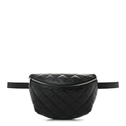 Chanel Calfskin Quilted Waist Belt Bag Black 1 of 7