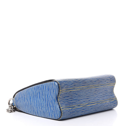 Louis Vuitton Epi Twist Shoulder Bag MM Denim Light 4 of 15