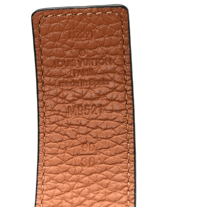 Louis Vuitton Taurillon Calfskin 30mm LV Initiales Reversible Belt Black 3 of 4