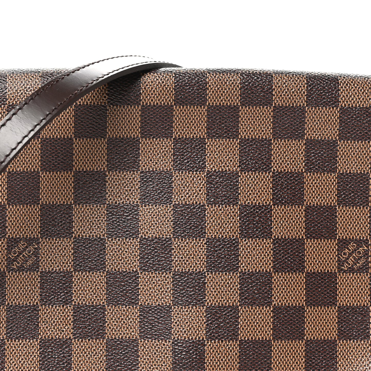 Damier Ebene Musette Tango Long Strap
