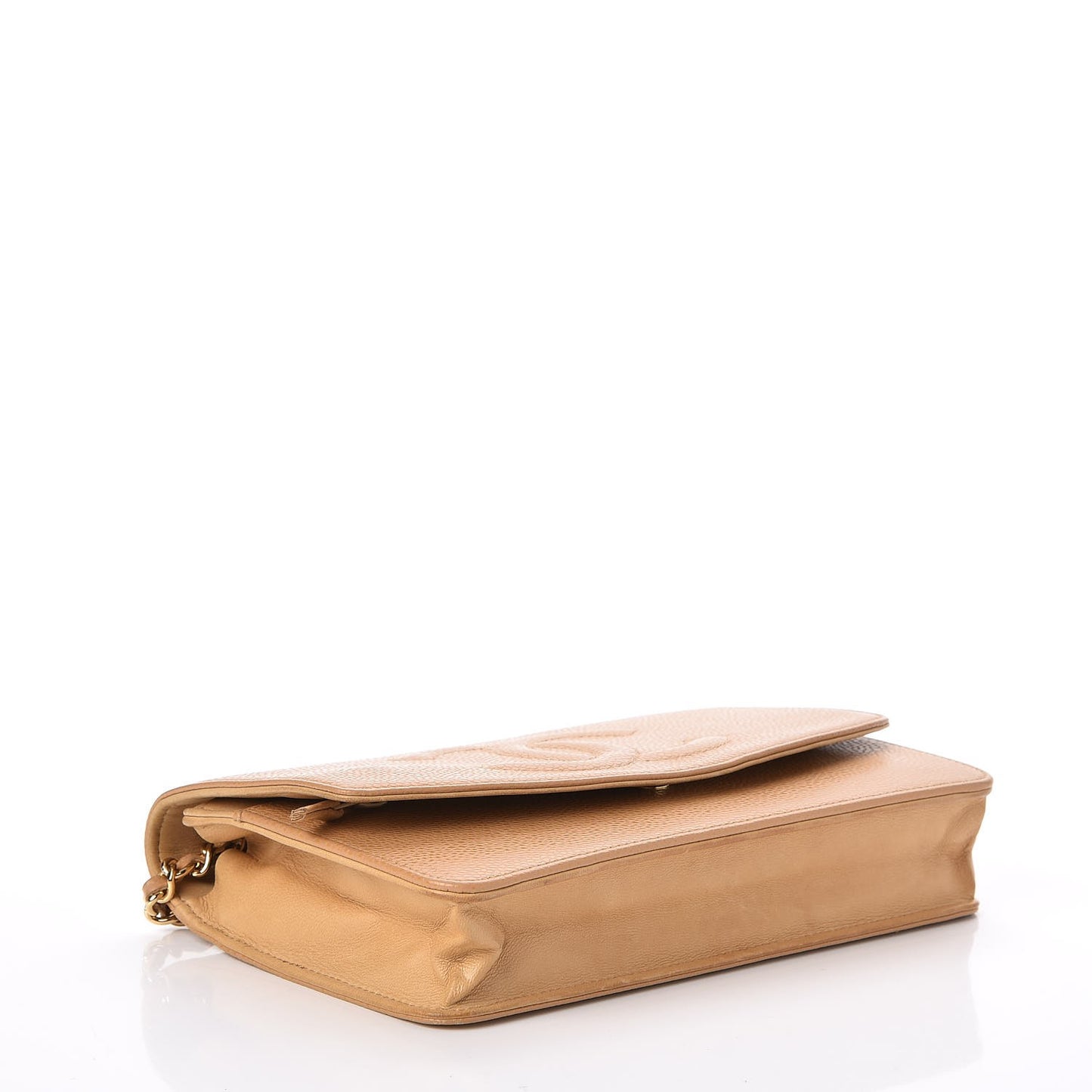 Caviar Timeless CC Wallet On Chain WOC Beige