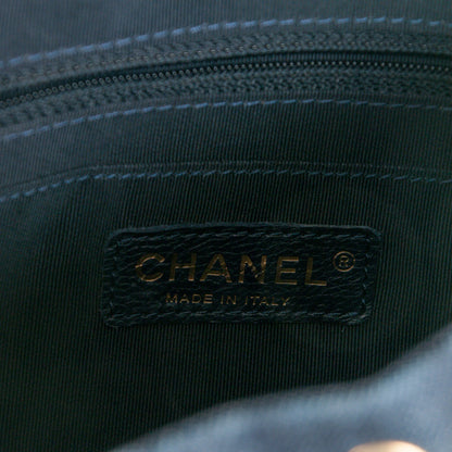 Chanel Washed Denim Quilted Small Urban Spirit Backpack Dark Blue 6 of 8