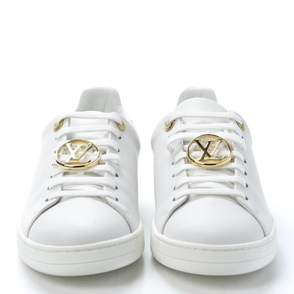 Louis Vuitton Calfskin Frontrow Sneakers 38 White 2 of 11