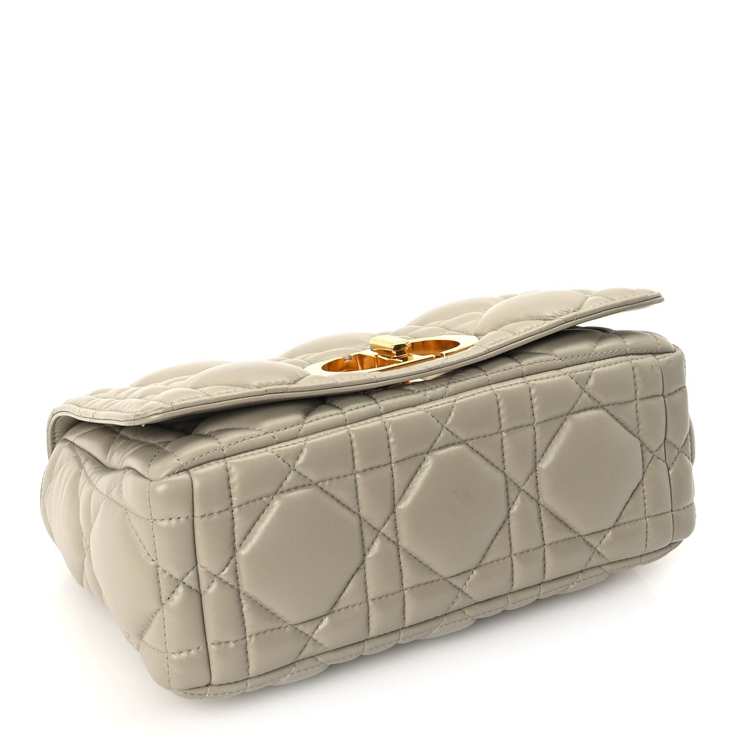 Calfskin Macrocannage Medium Caro Bag  Sand