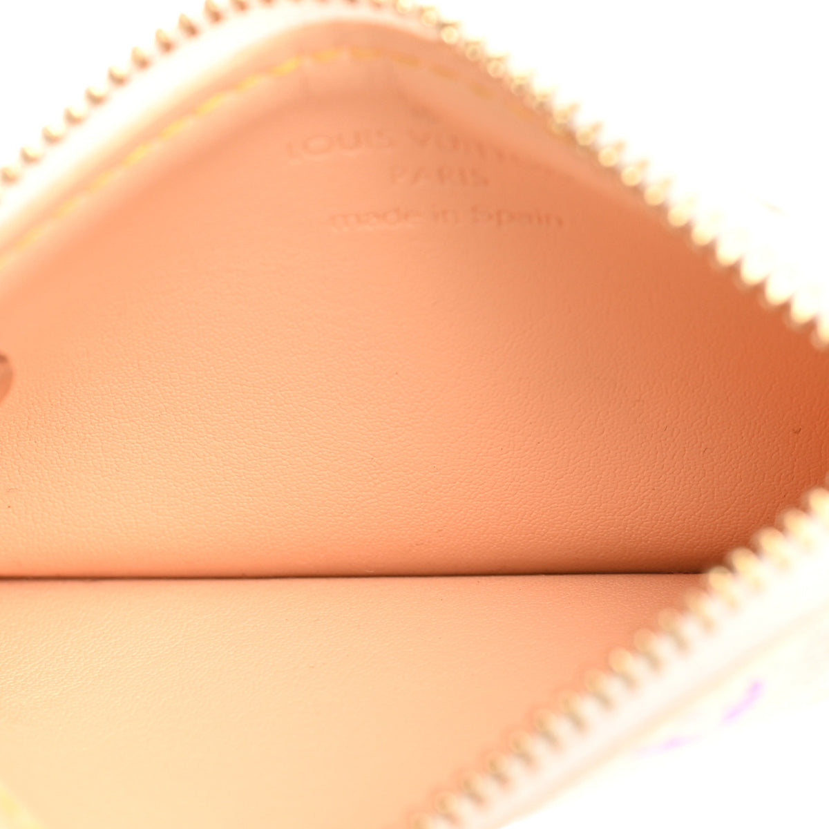 Louis Vuitton Monogram Multicolor Key Pouch White 6 of 7