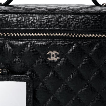 Chanel Caviar Quilted Large Vanity Pouch Black 8 of 15