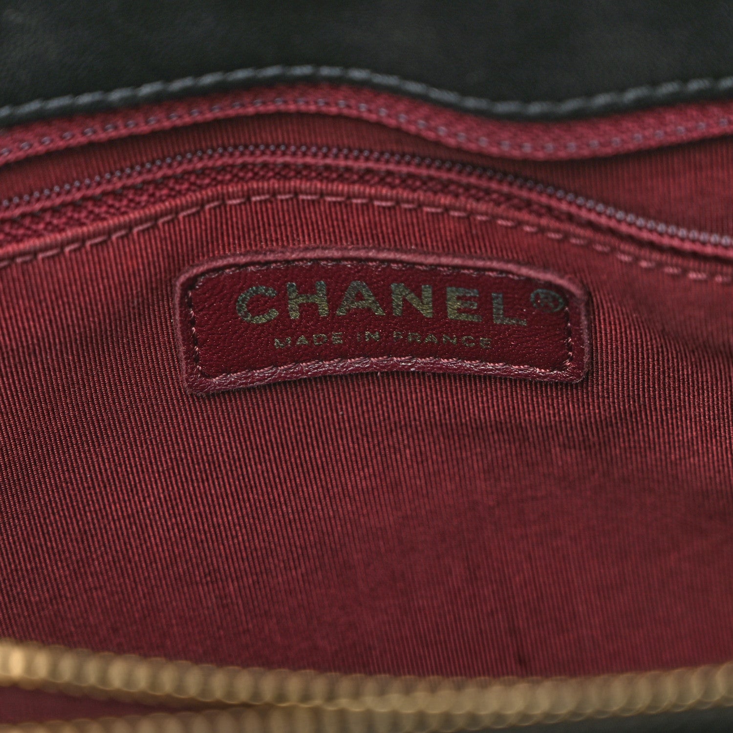 Chanel Sheepskin Quilted Mademoiselle Vintage Shopping Tote Black 6 of 11