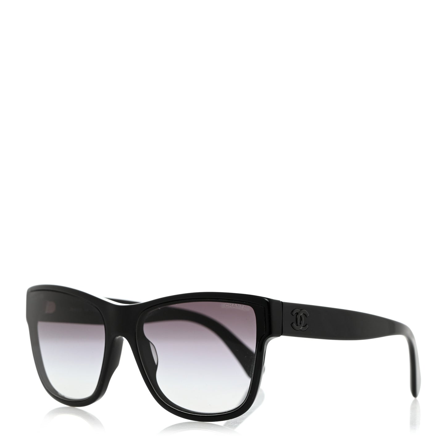 Acetate Butterfly CC Sunglasses 5386-A Black