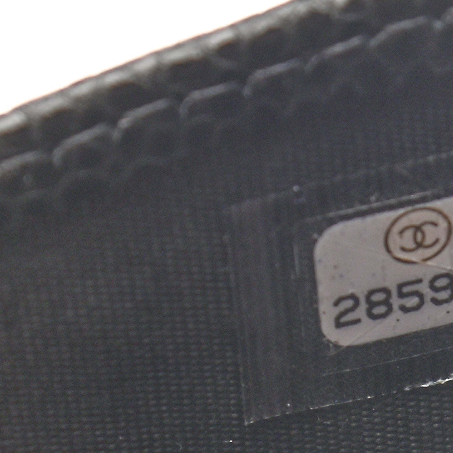 Caviar Quilted Card Holder Black