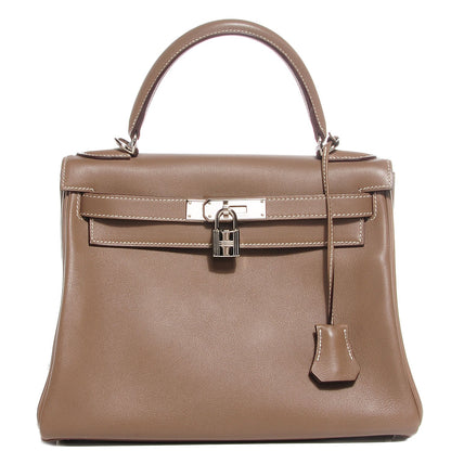 Hermes Swift Kelly Retourne 28 Etoupe 1 of 22
