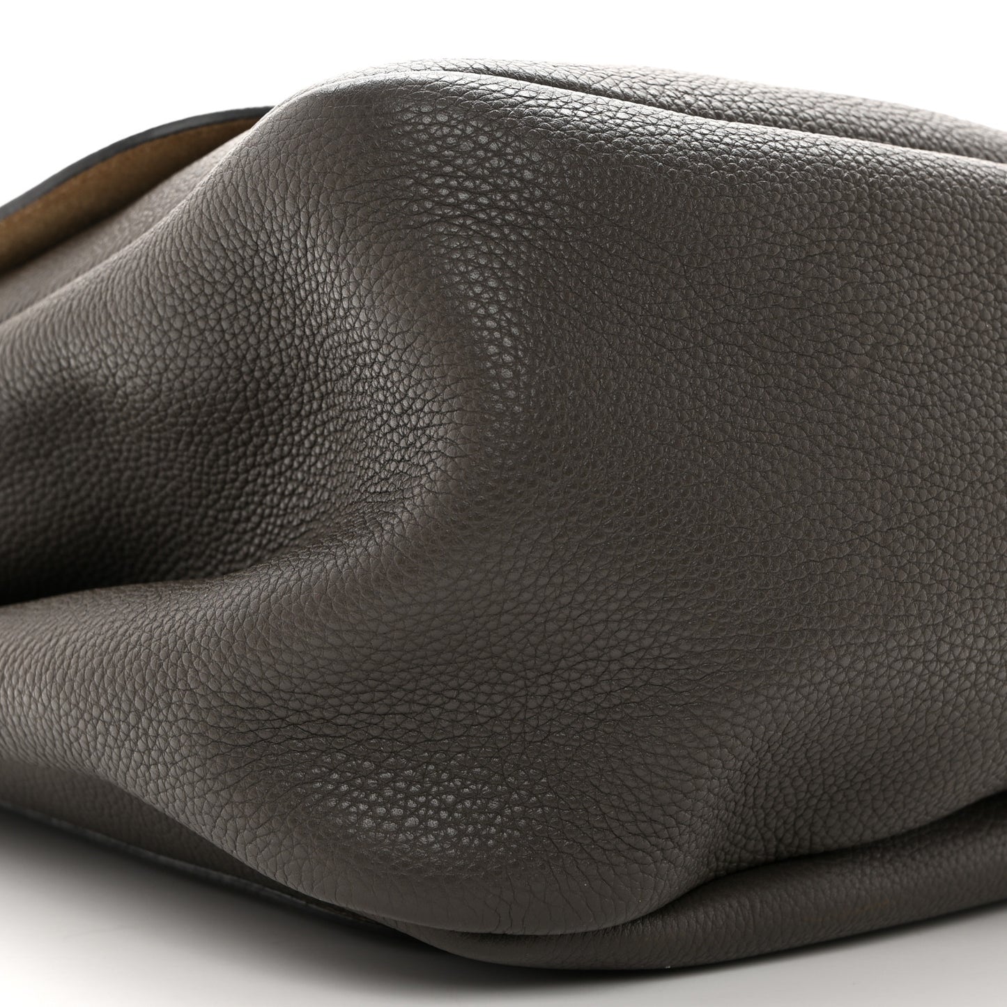 THE ROW Calfskin Small Mail Bag Ash Grey