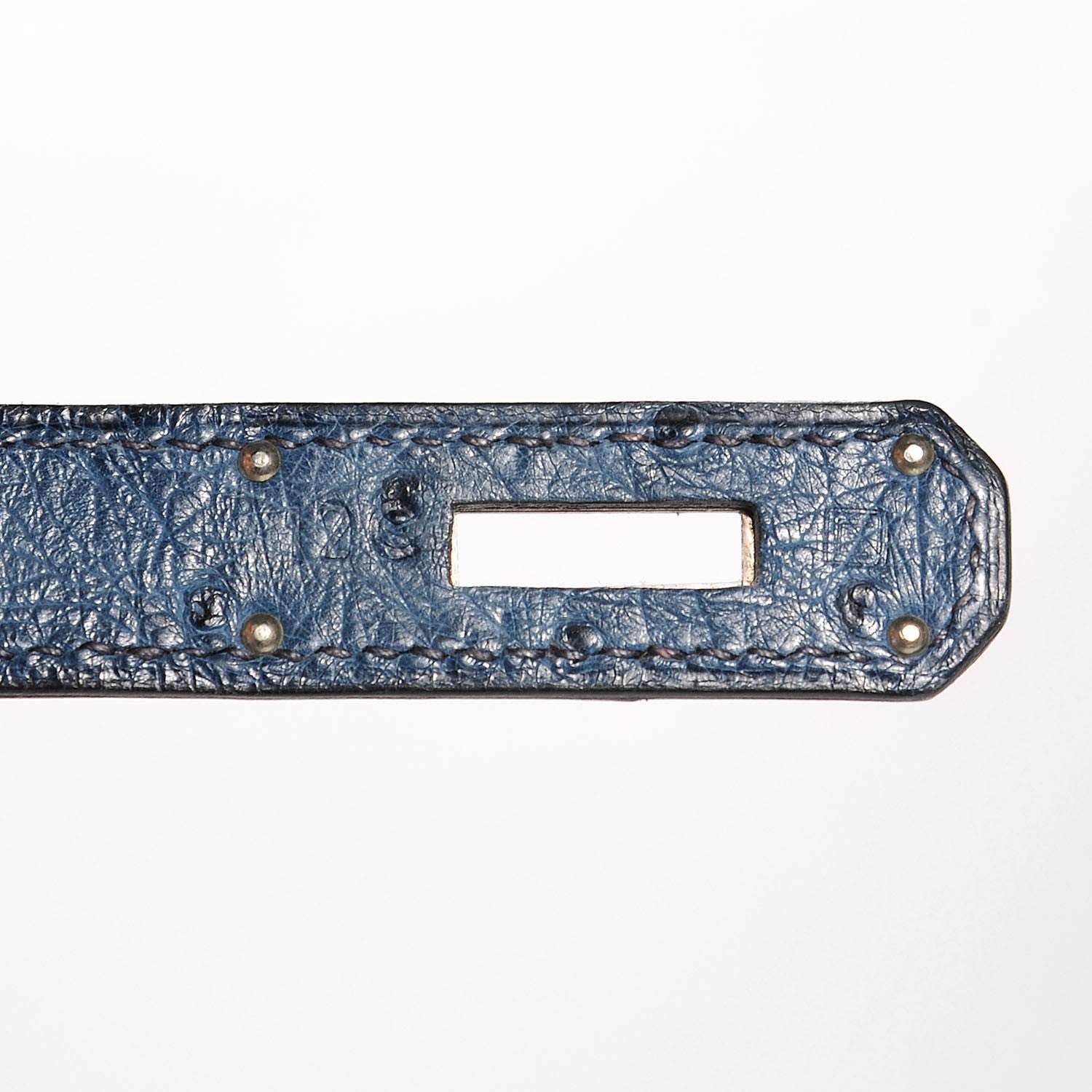 Hermes Ostrich Kelly Sellier 28 Bleu Roi 14 of 25